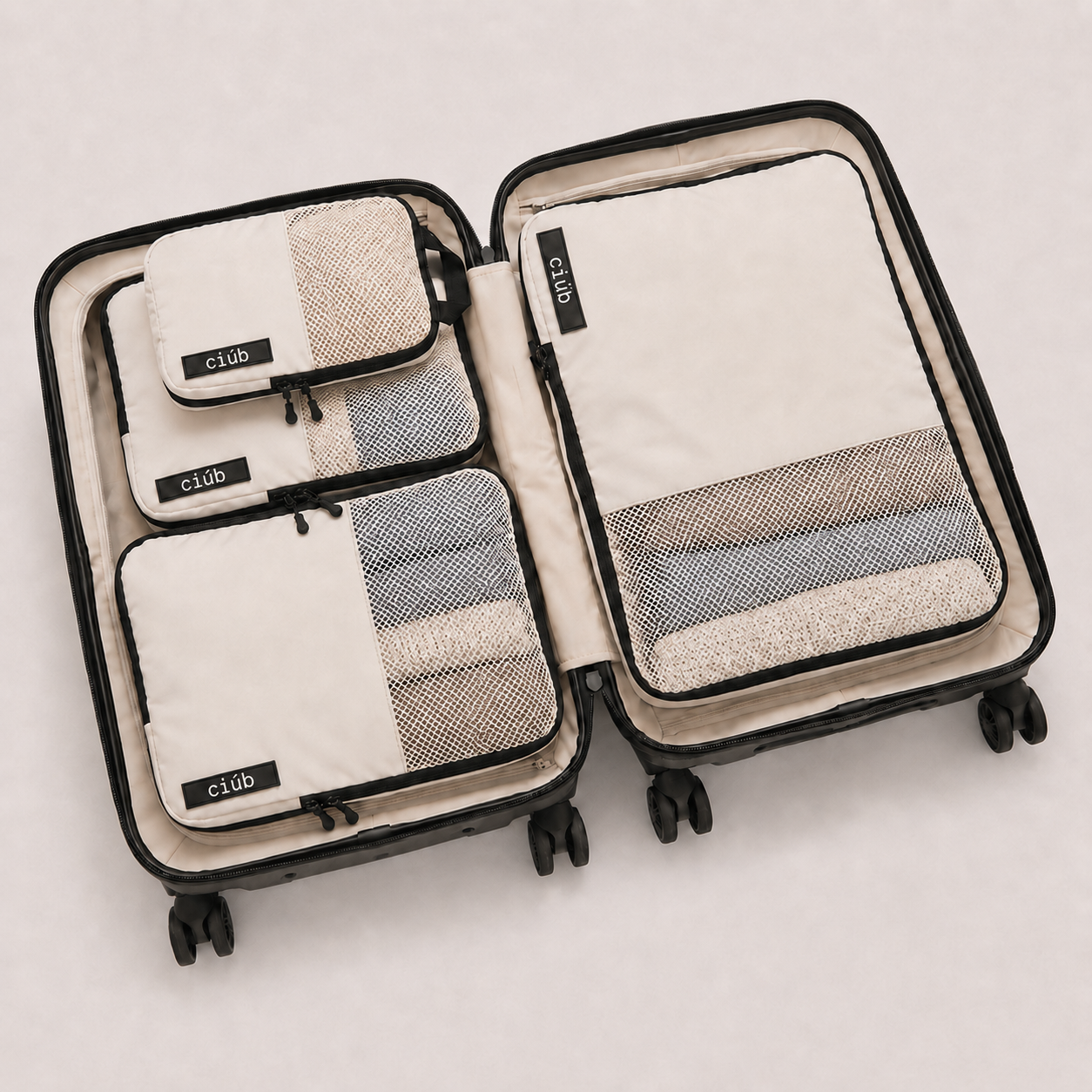 Mesh-Packwürfel