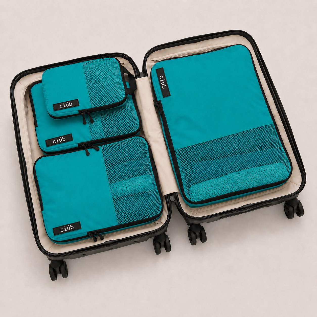 Mesh-Packwürfel