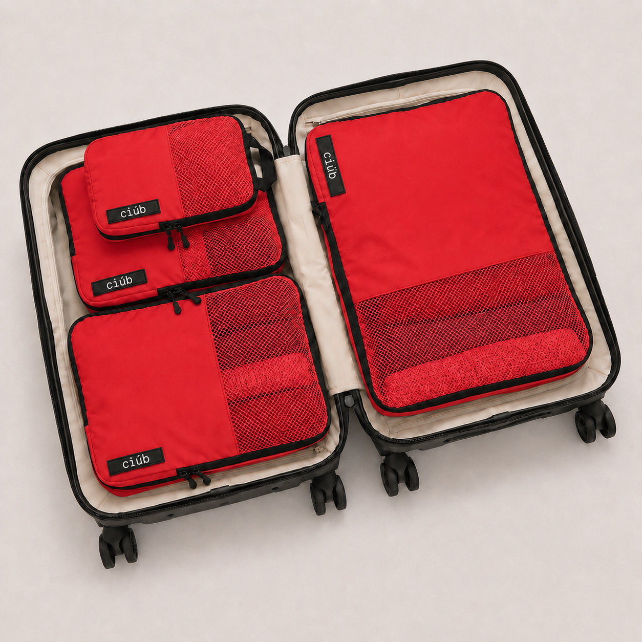 Mesh-Packwürfel
