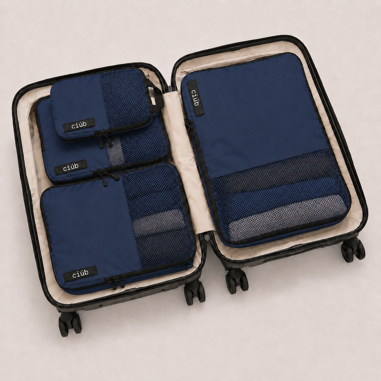 Mesh-Packwürfel