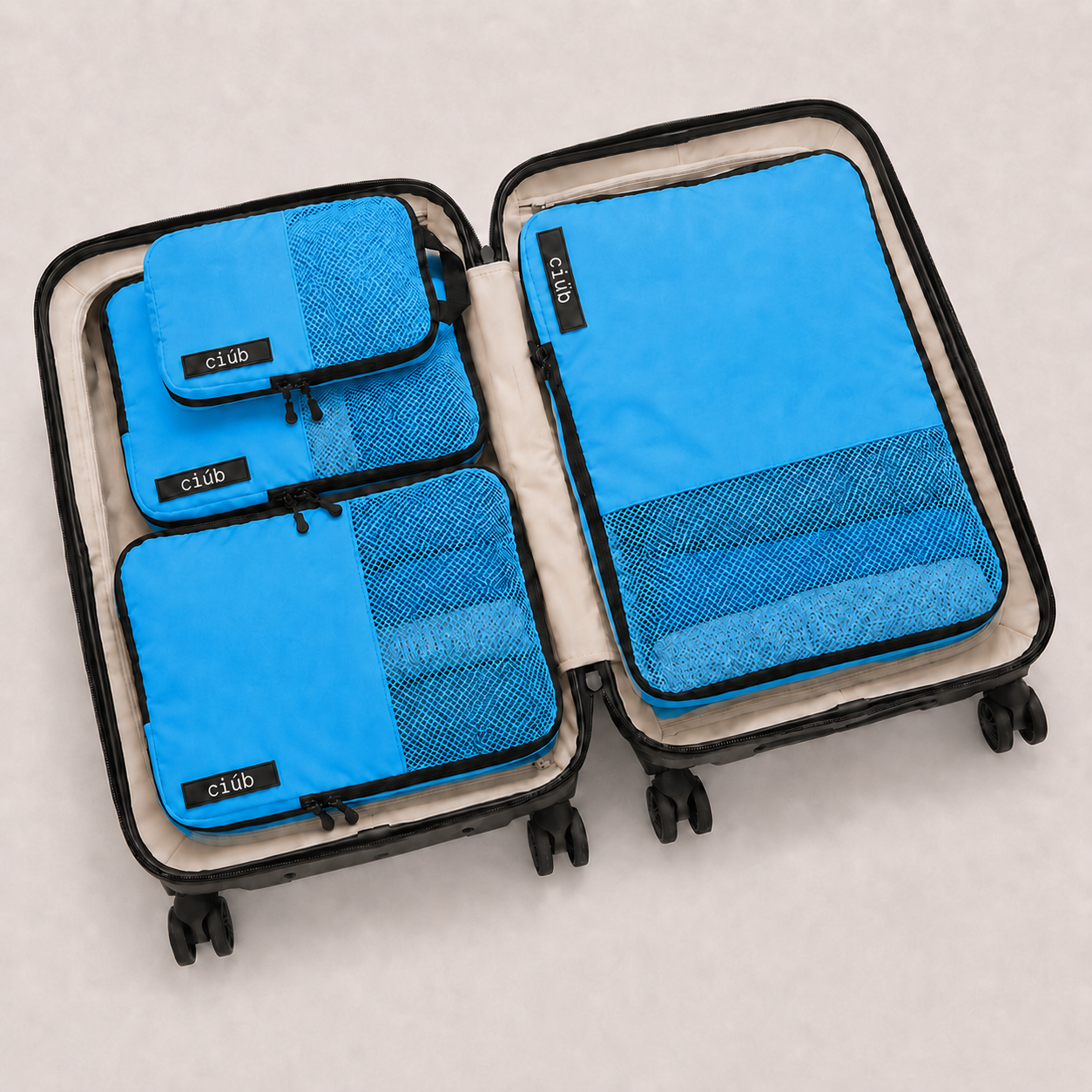 Mesh-Packwürfel