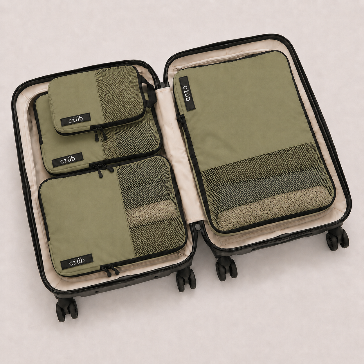 Mesh-Packwürfel