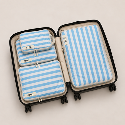 Stripe Compression Packing Cubes