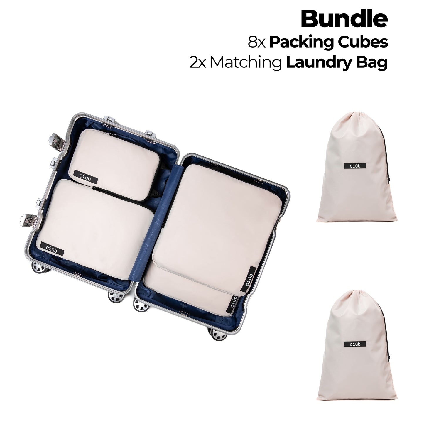 Bundle: 8-Pack+2x Laundry Bags